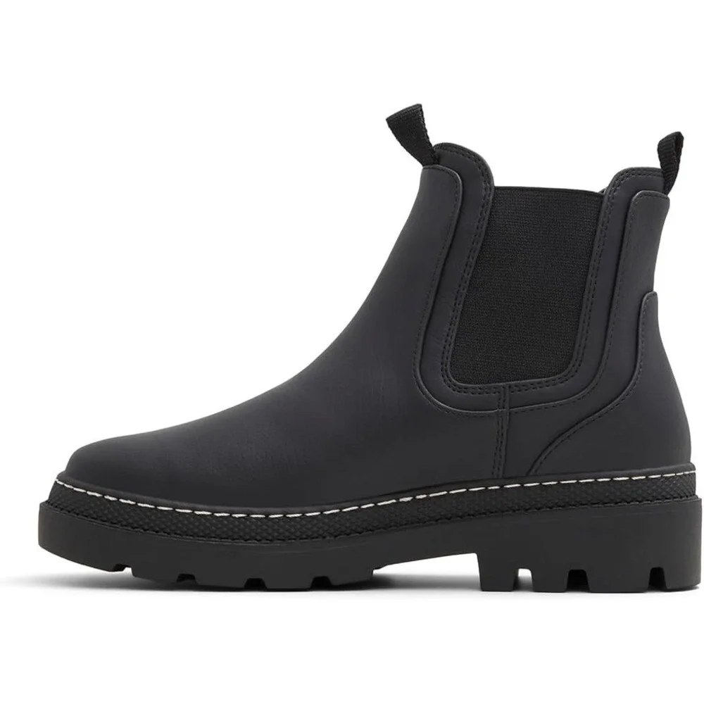 Roxy Womens Wonderland Faux Leather Chelsea‎ Water Resistant Ankle Boots